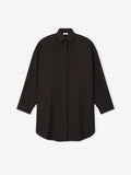 Womens Viscose Oxford Relaxed Shirt