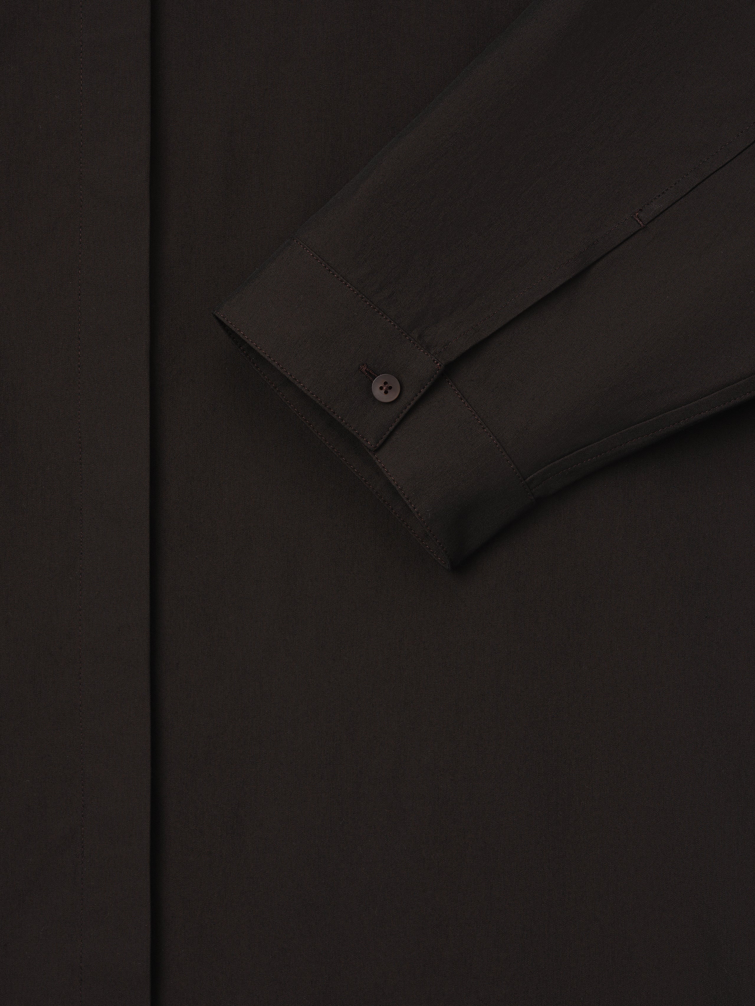 Womens Viscose Oxford Relaxed Shirt