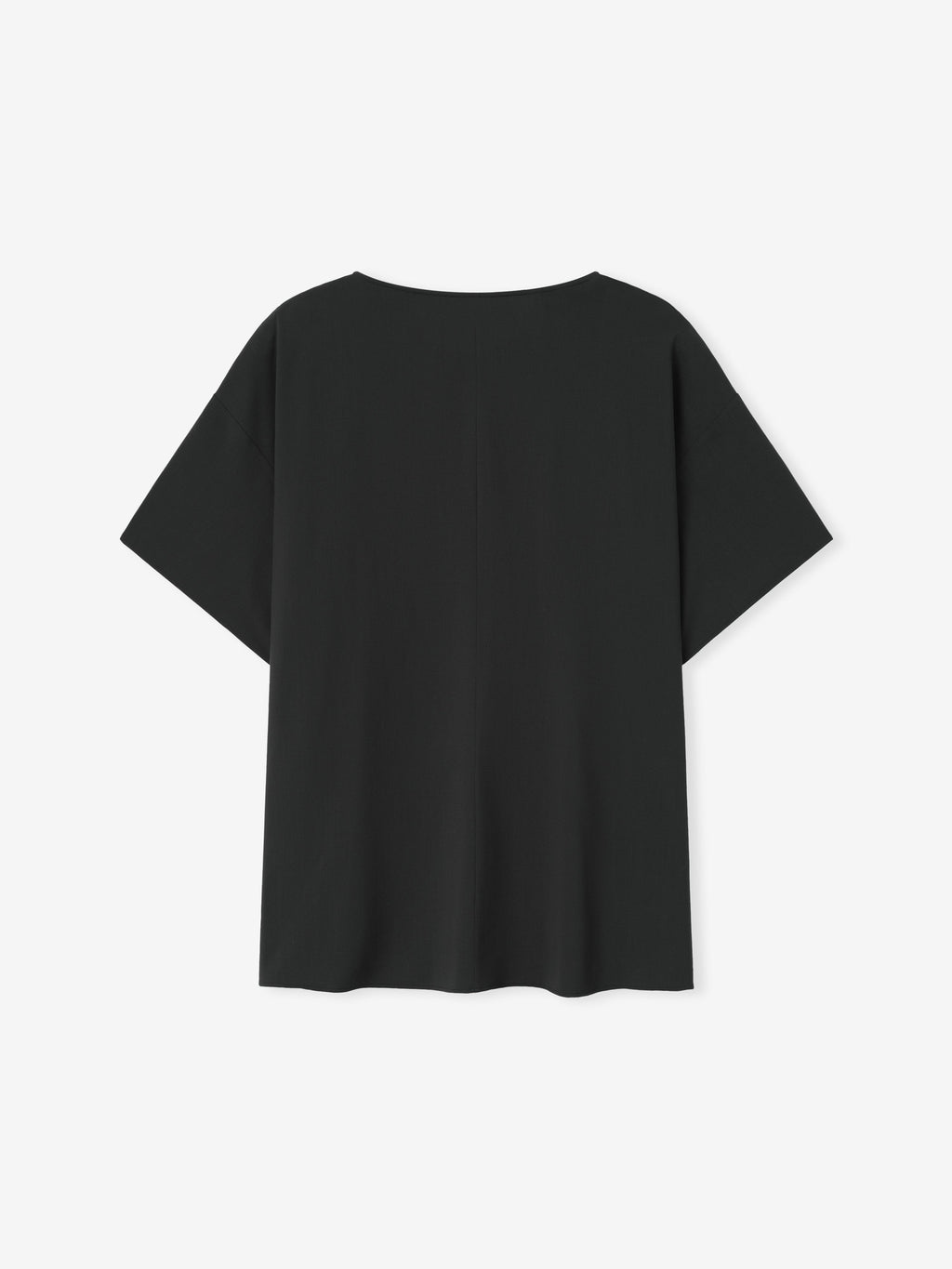 Womens Superfine Wool Boat Neck Tee