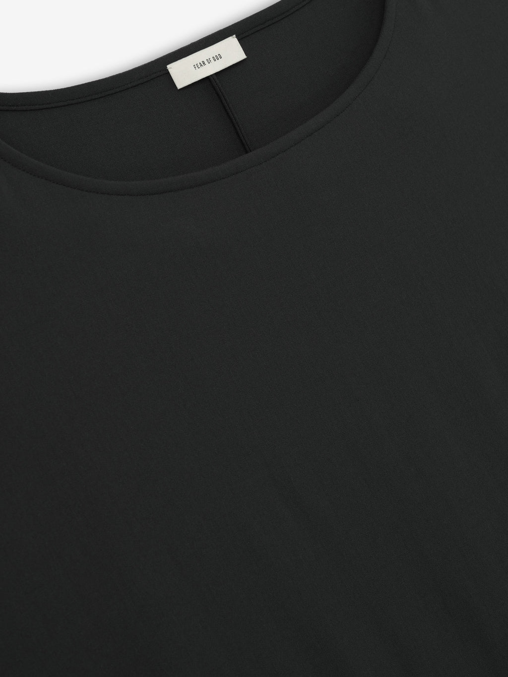 Womens Superfine Wool Boat Neck Tee