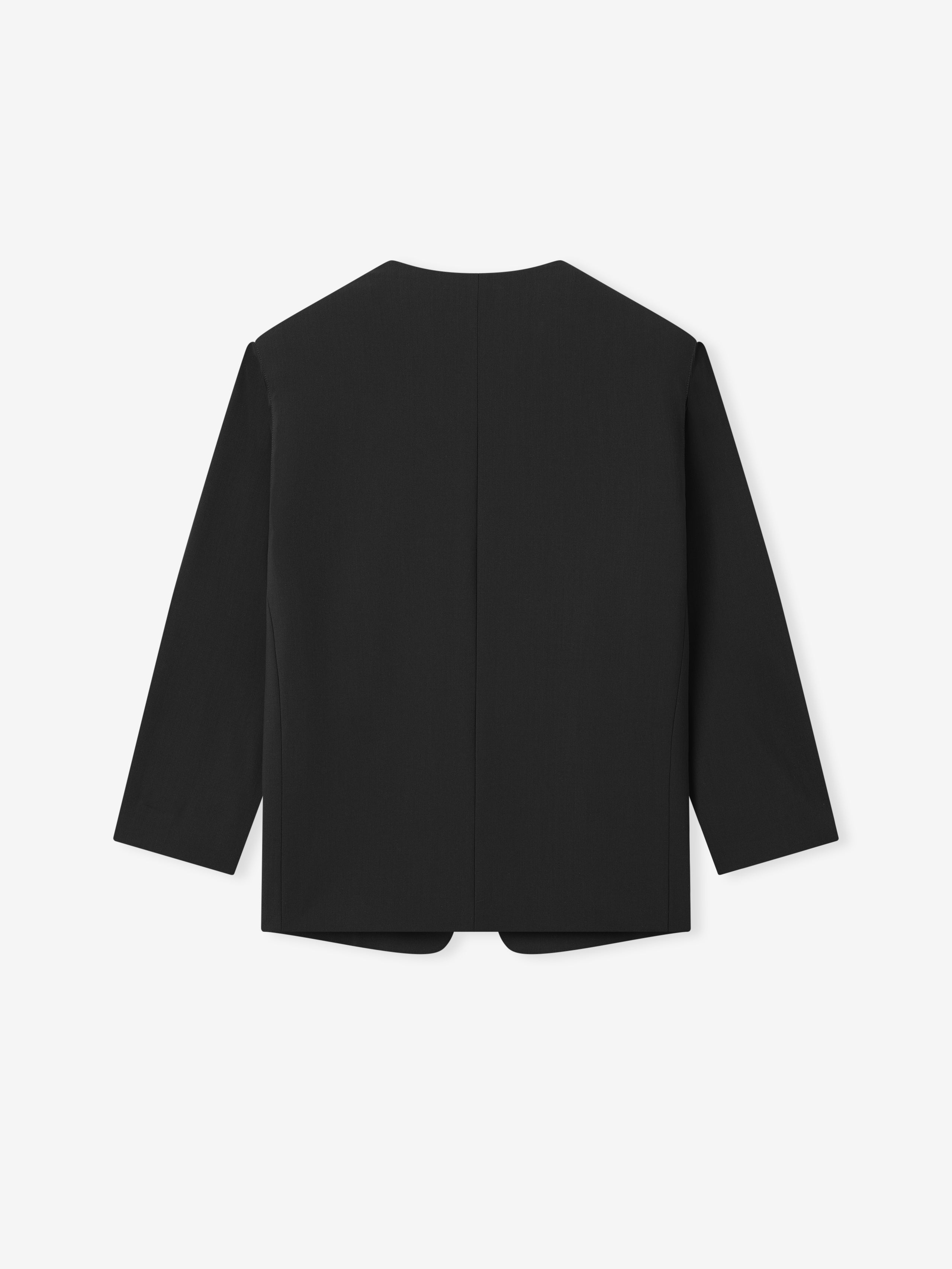 Collarless Jacket