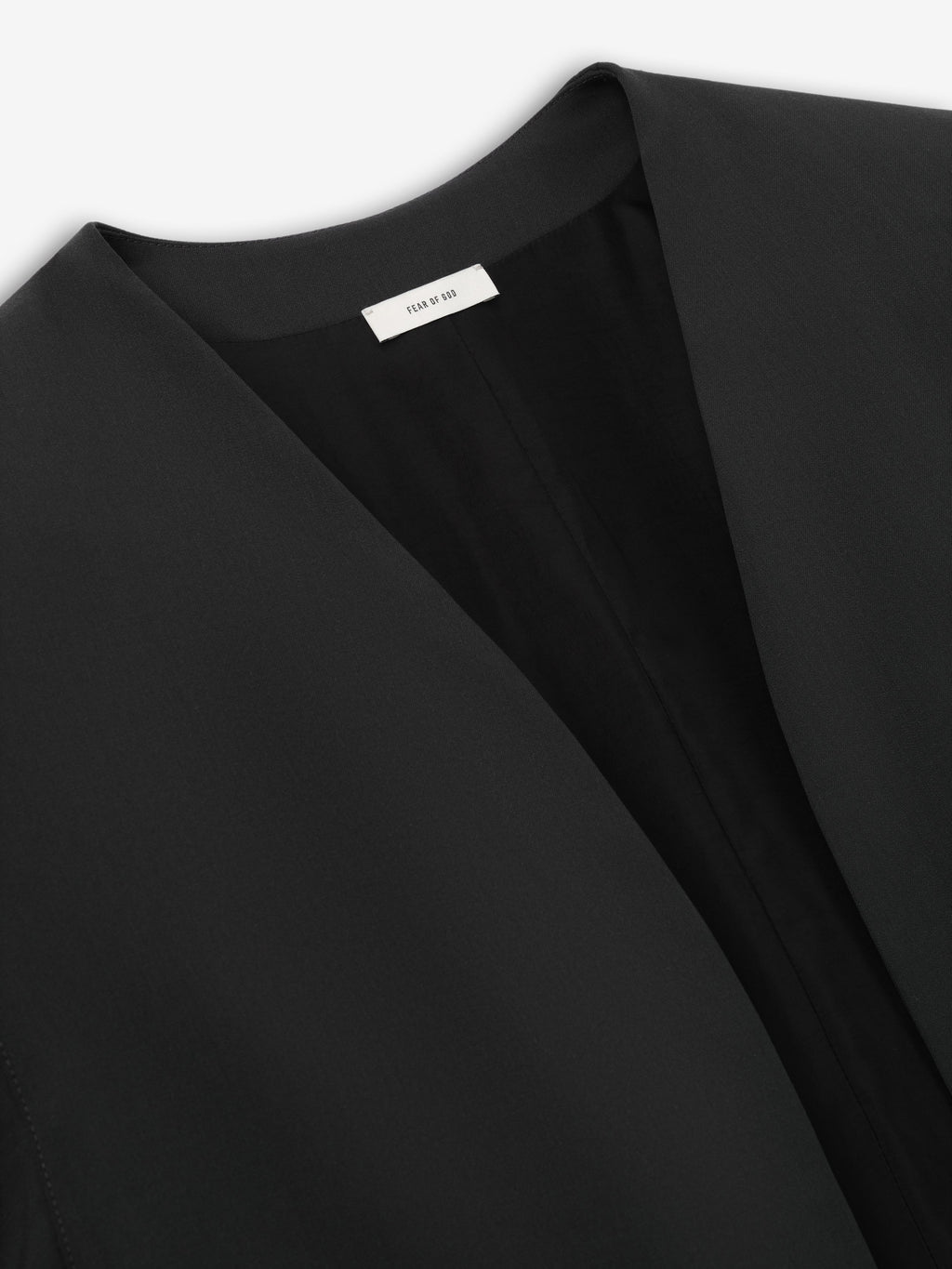 Collarless Jacket