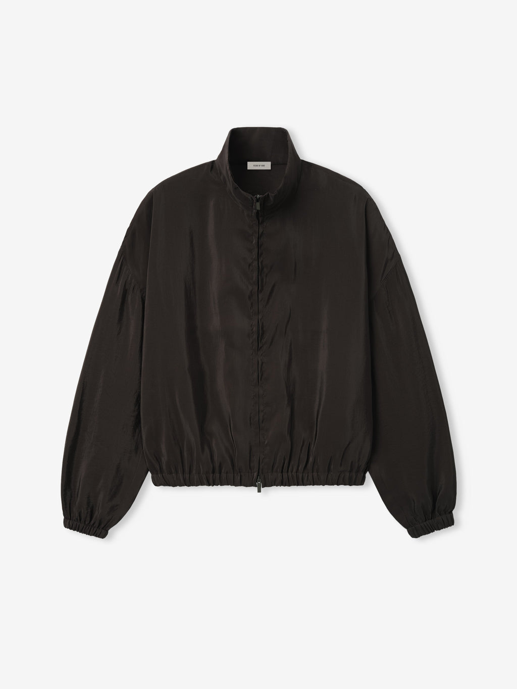 Womens Crinkle Viscose Track Jacket