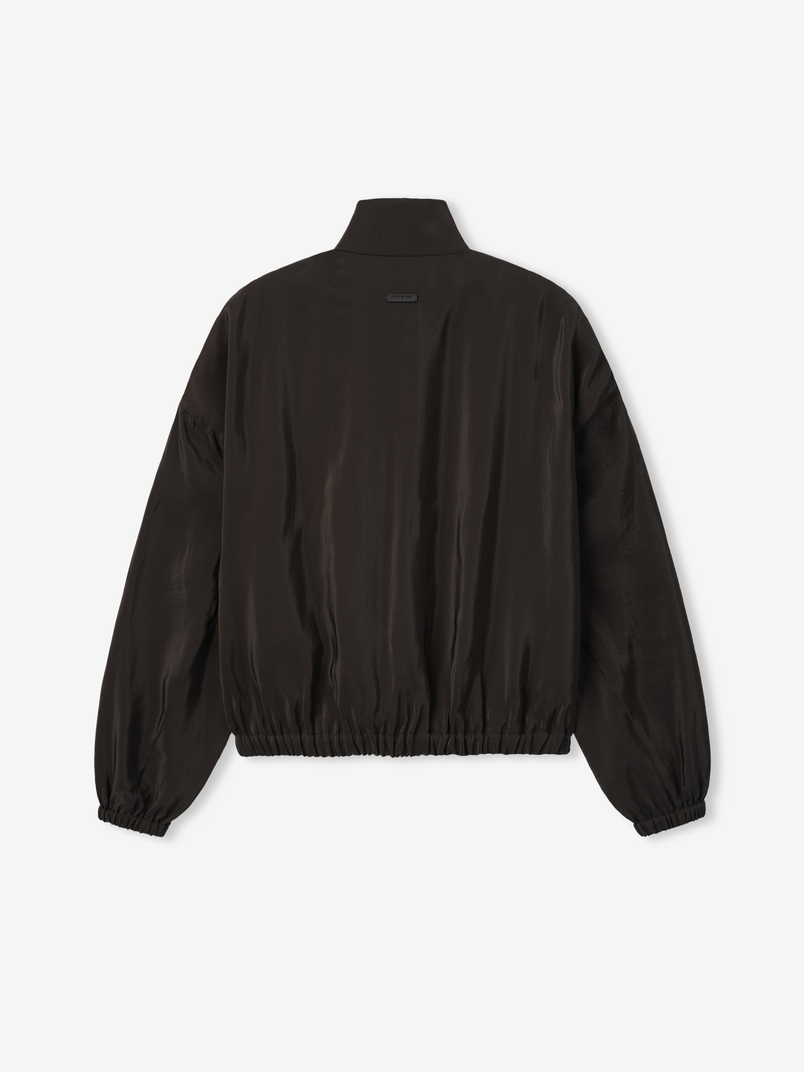 Womens Crinkle Viscose Track Jacket
