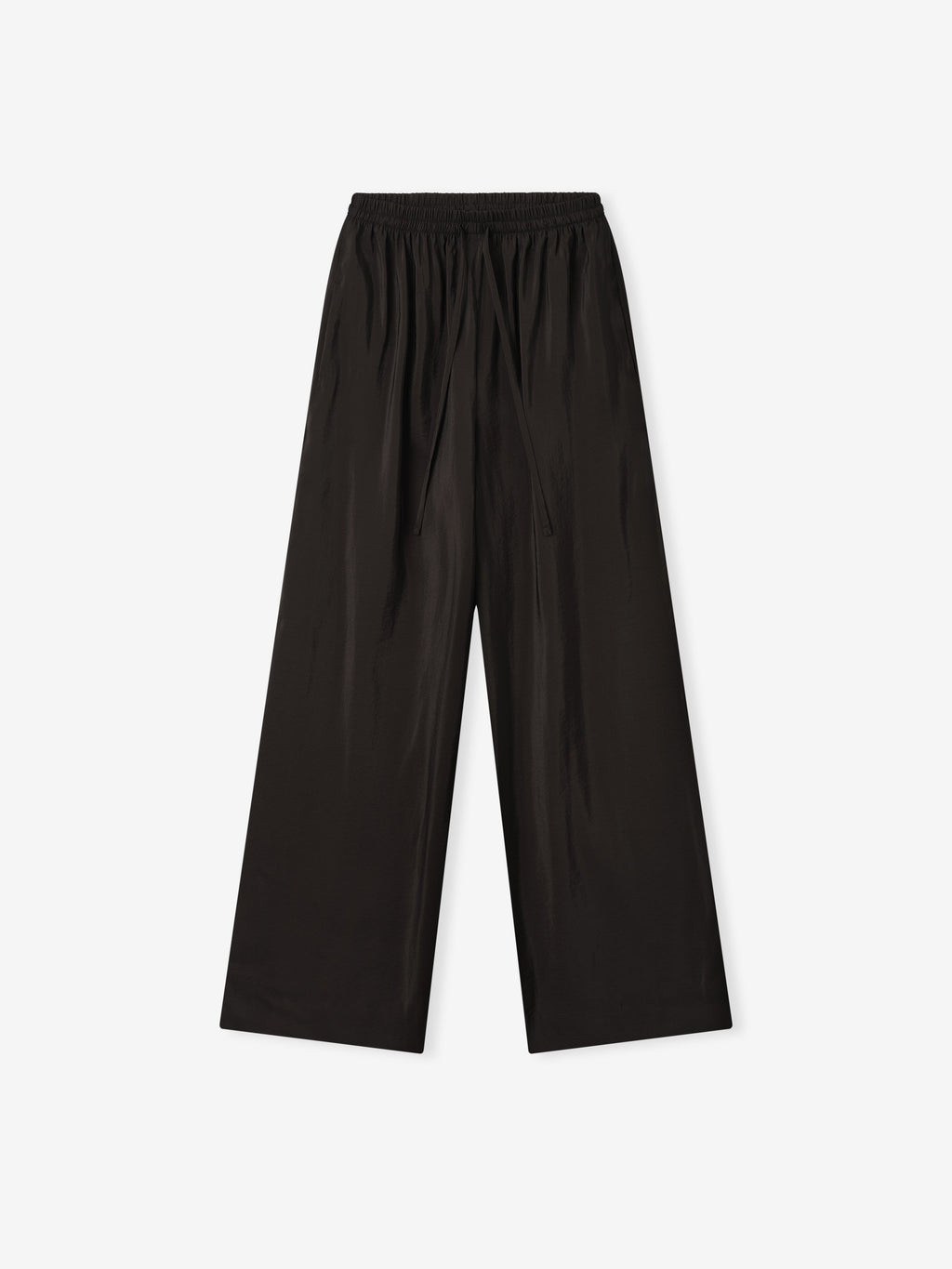 Womens Crinkle Viscose Drawstring Pants