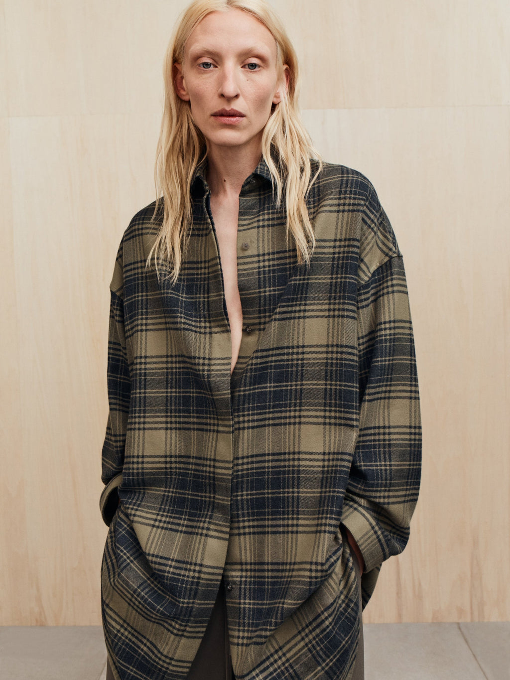Womens Flannel Relaxed Shirt