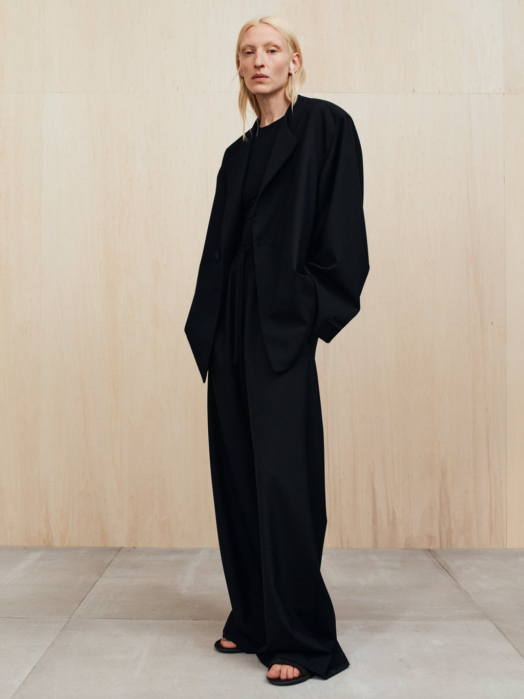 Womens Wool Ripstop Drawstring Pants