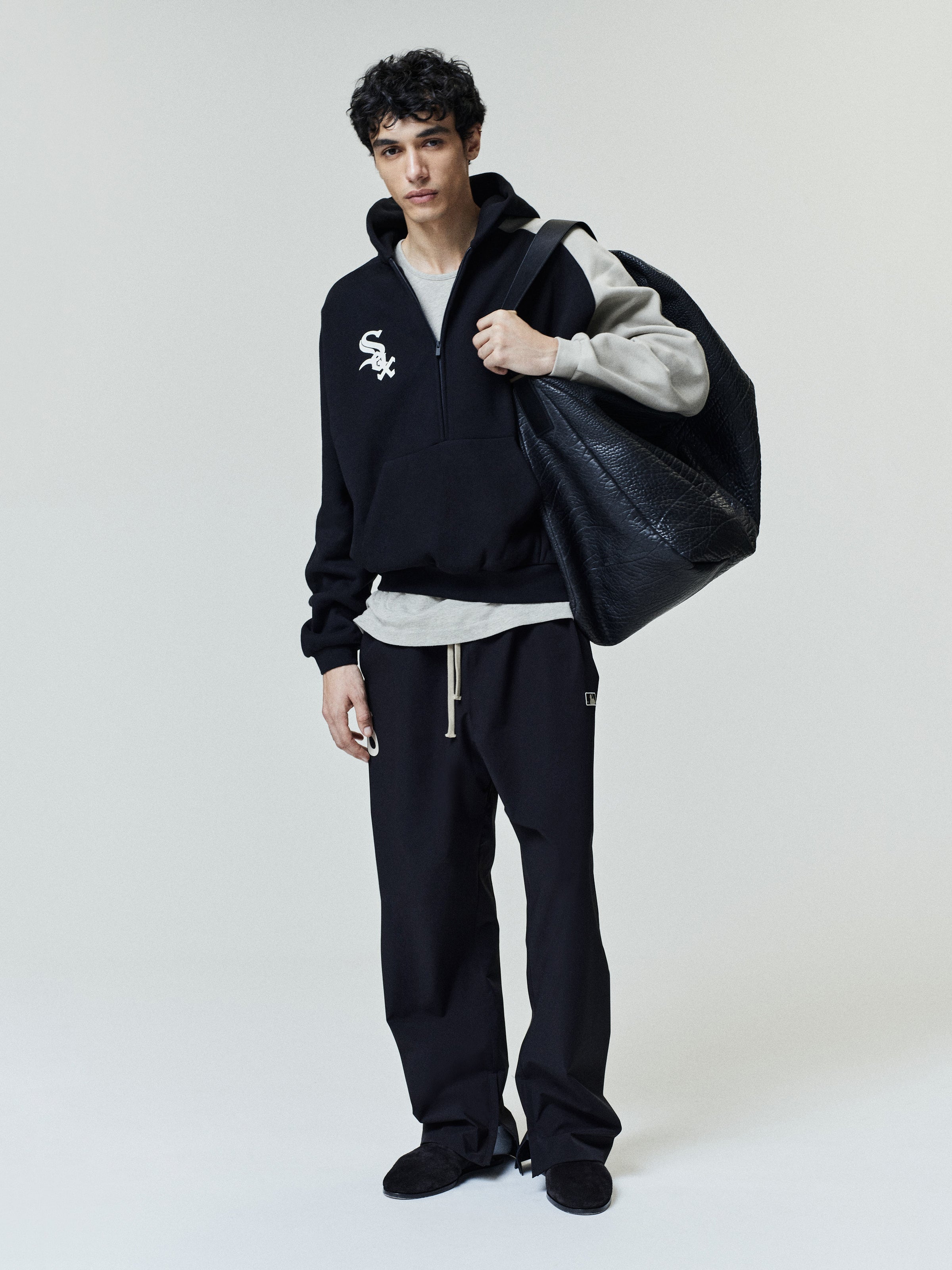 White Sox Raglan Half Zip Sport Hoodie