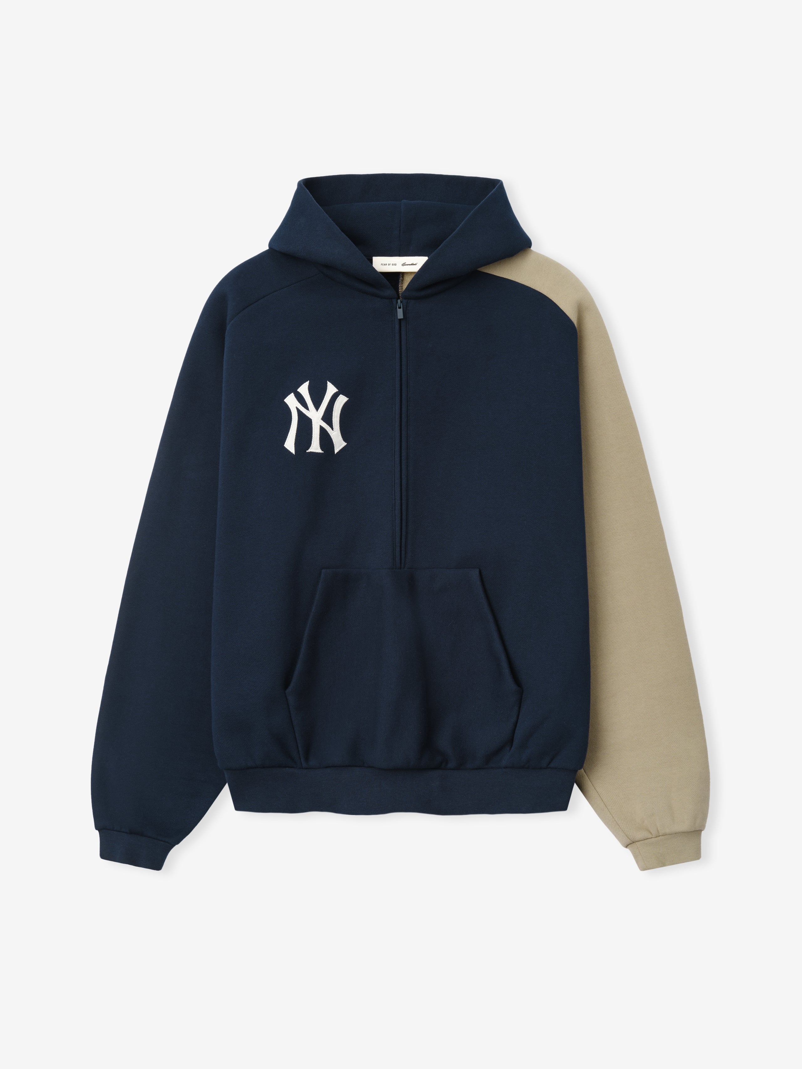 Yankees Raglan Half Zip Sport Hoodie