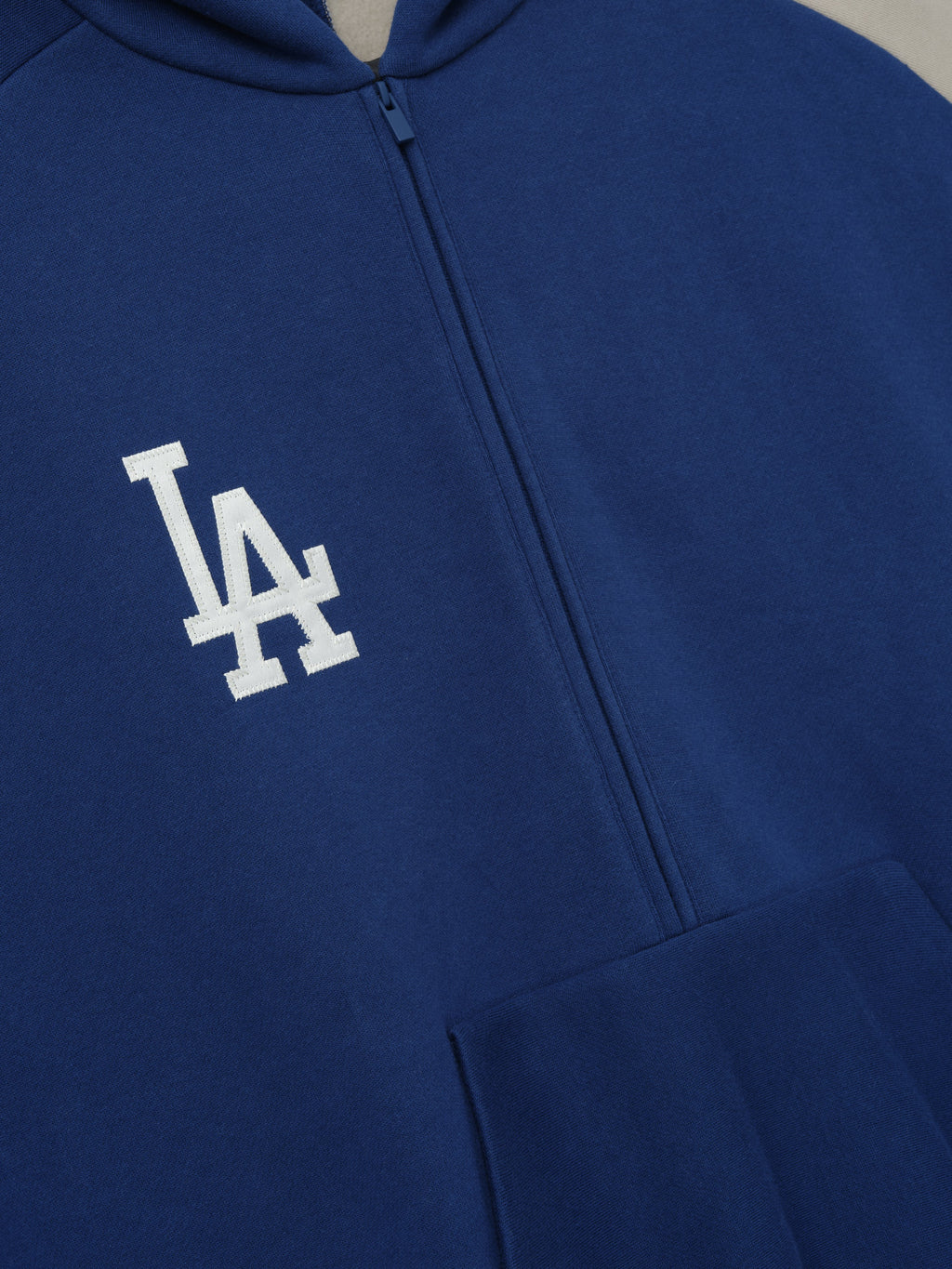Dodgers Raglan Half Zip Sport Hoodie