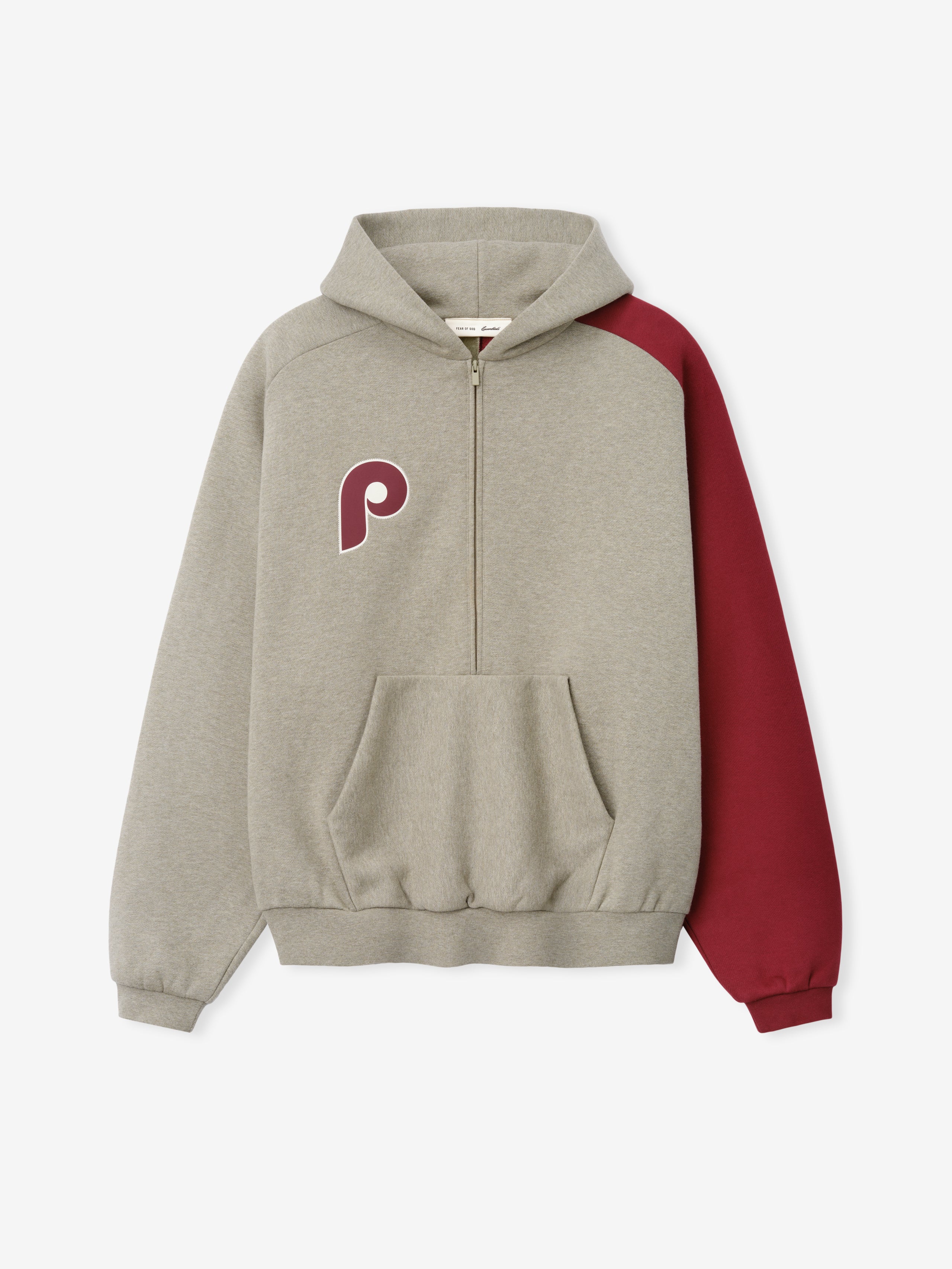 Phillies Raglan Half Zip Sport Hoodie