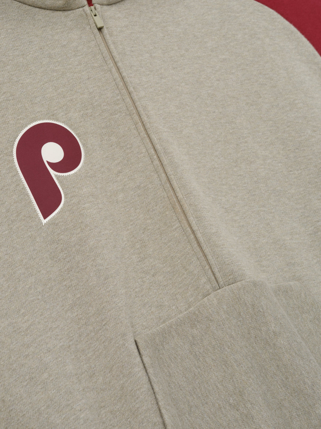 Phillies Raglan Half Zip Sport Hoodie