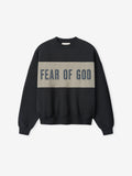 Cropped Relaxed Panelled Sweatshirt