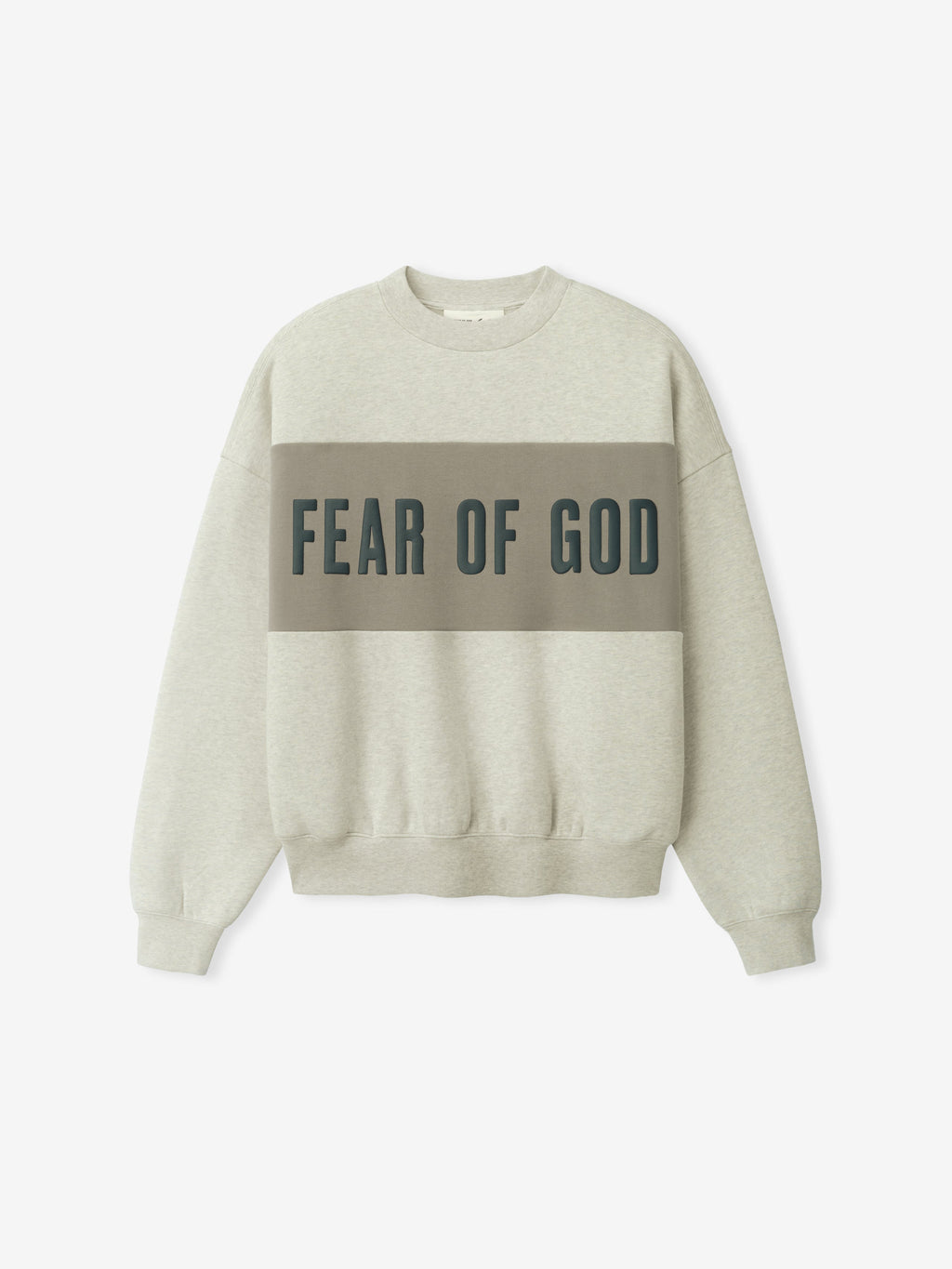 Cropped Relaxed Panelled Sweatshirt