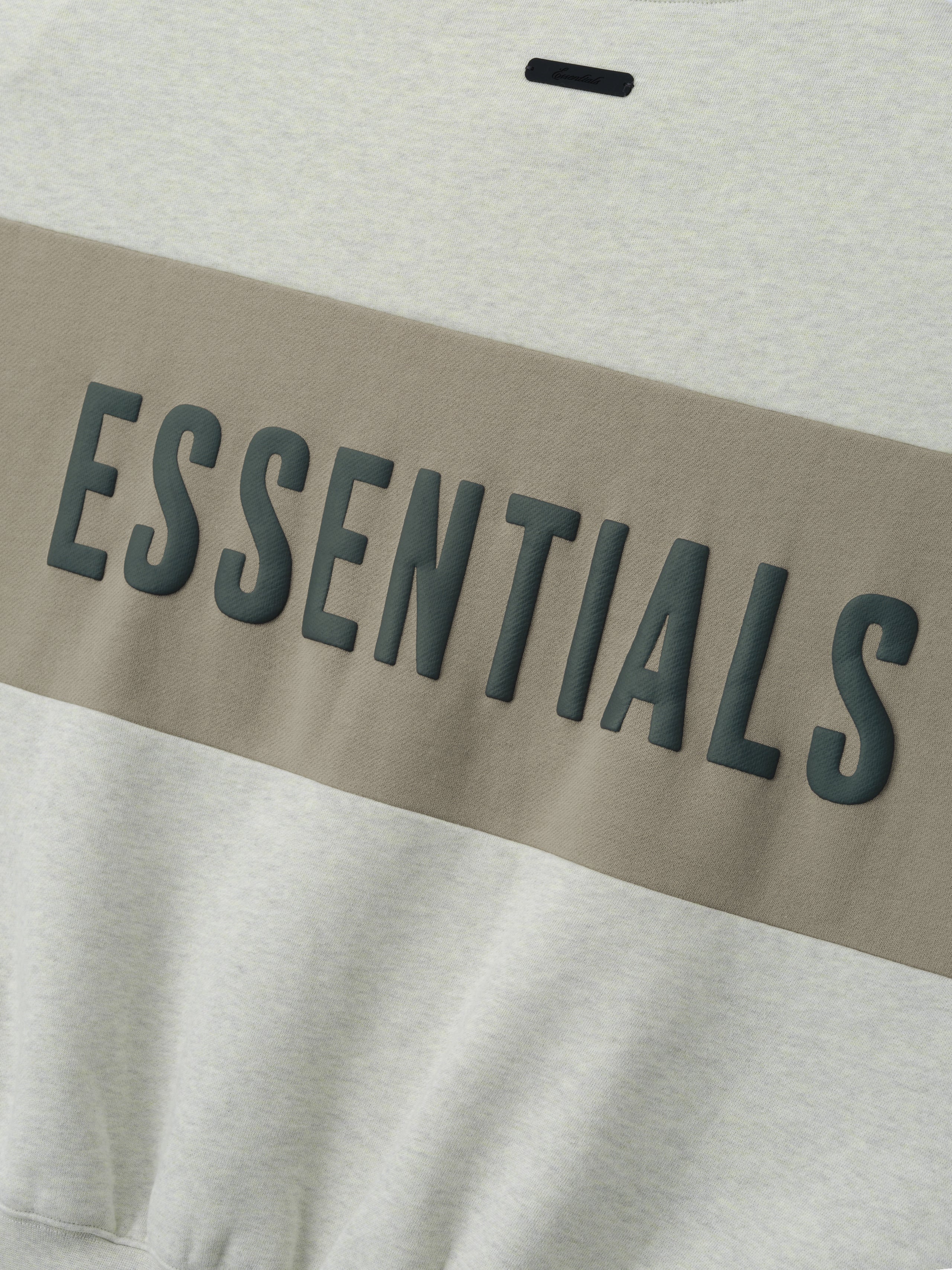 Cropped Relaxed Panelled Sweatshirt