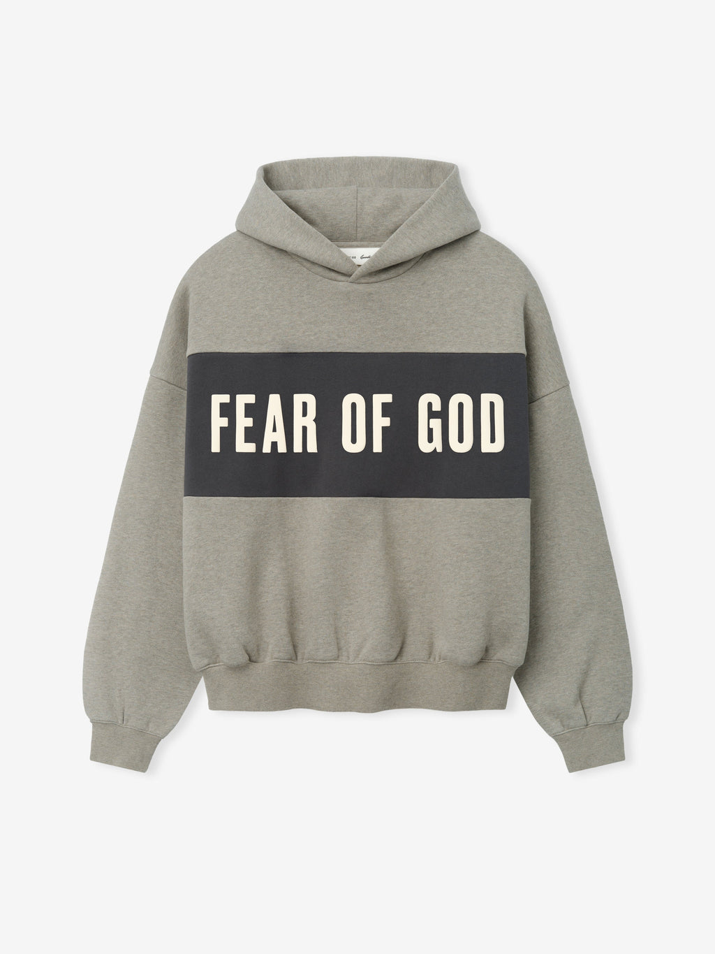 Cropped Relaxed Panelled Hoodie