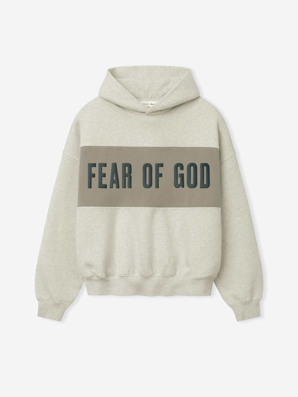 Cropped Relaxed Panelled Hoodie