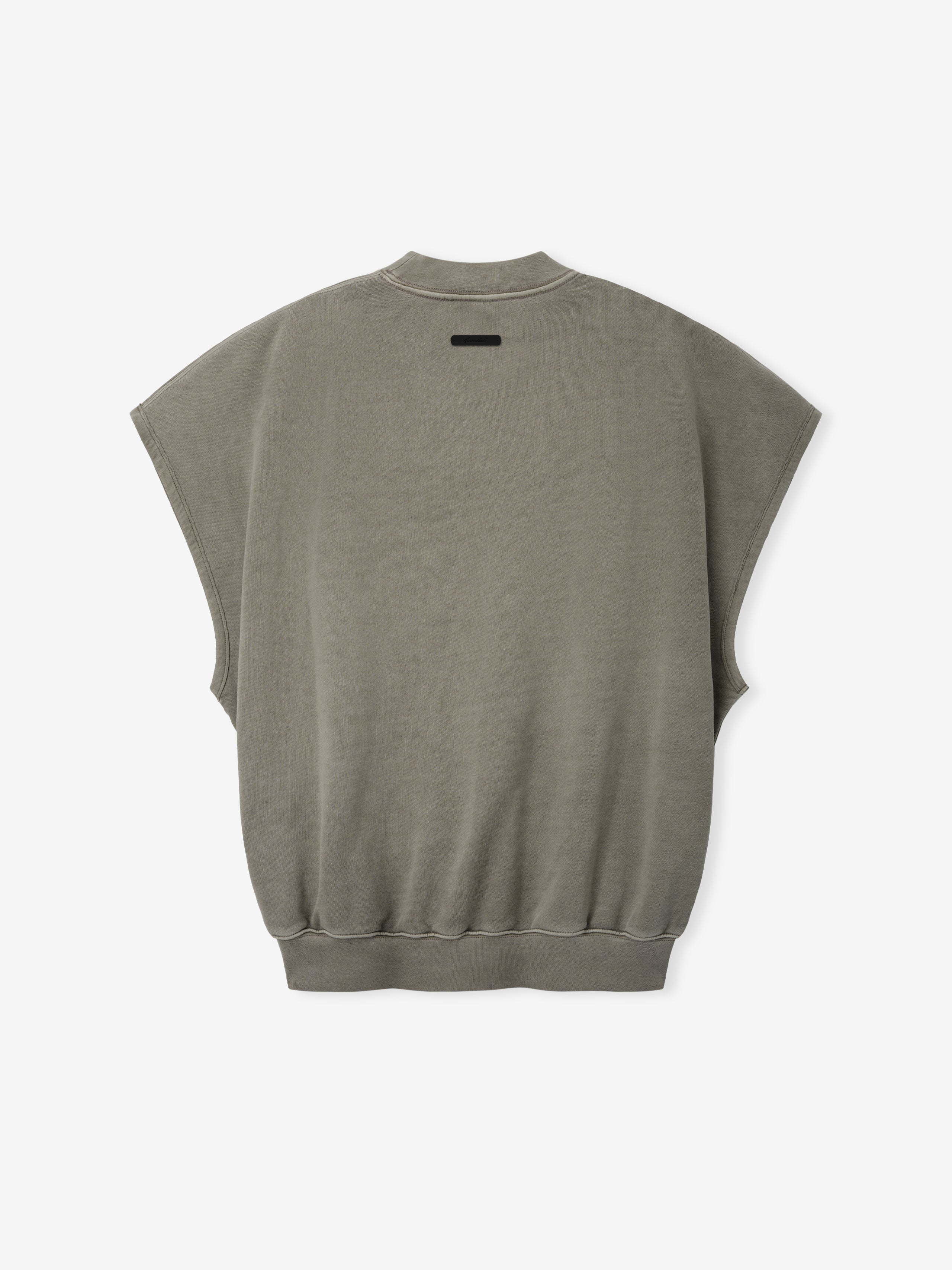 Relaxed Fleece Cutoff Sweatshirt