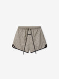 Nylon Checkered Gym Short