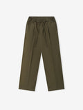 Cotton Twill Pleat Front Drawstring Pant