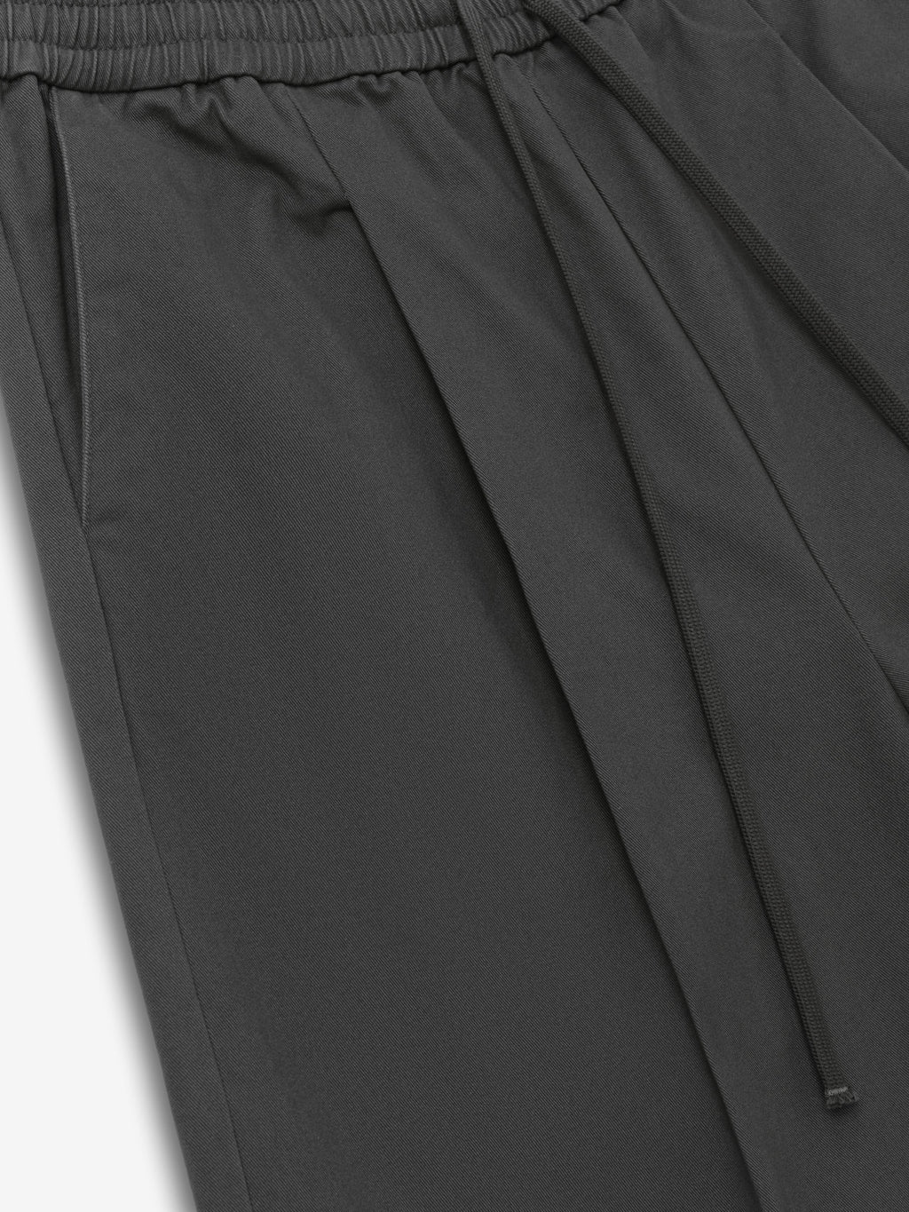 Cotton Twill Relaxed Drawstring Short