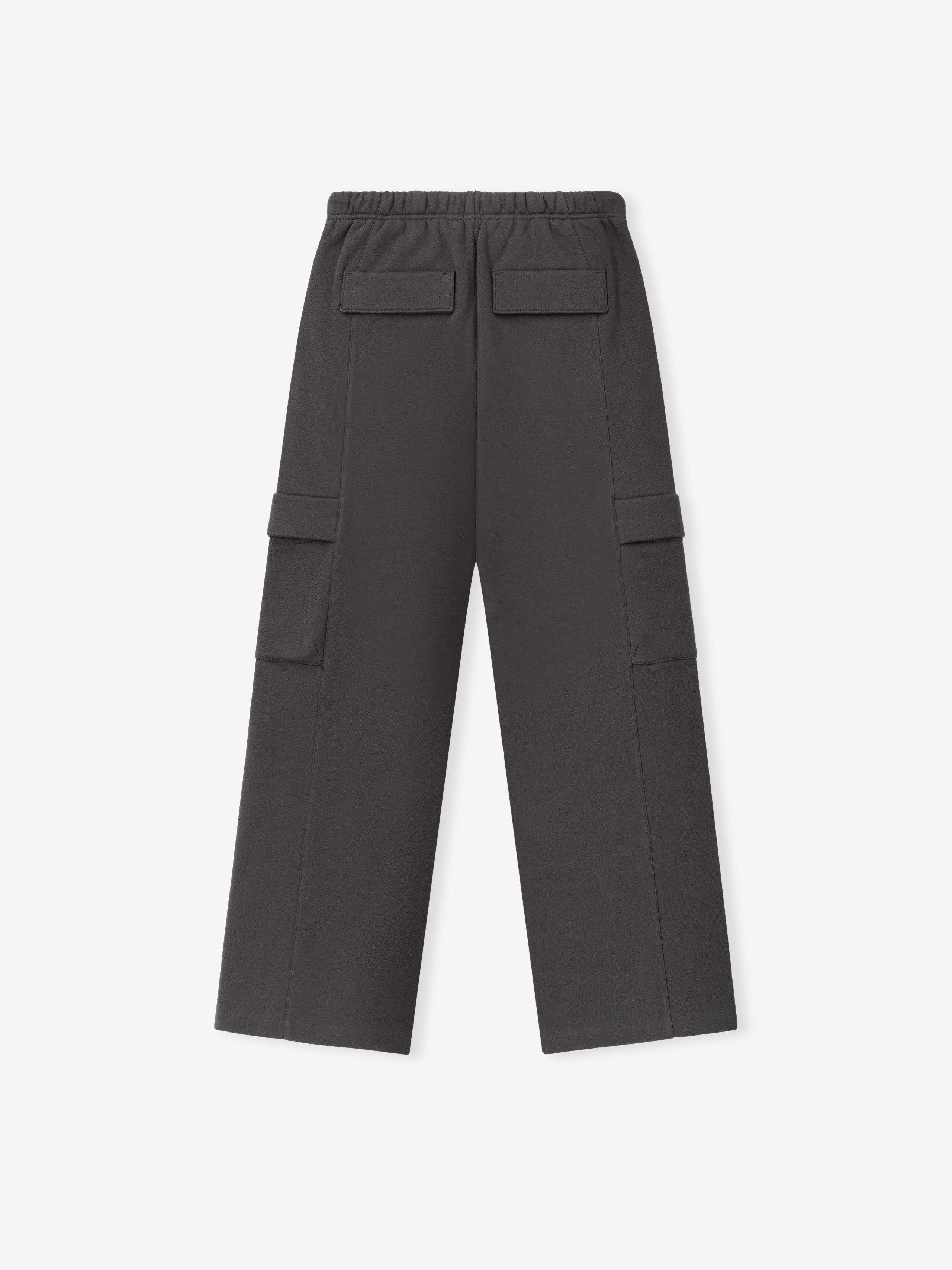 Womens Fleece Cargo Relaxed Sweatpant