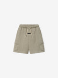 Kids Fleece Cargo Basketball Short