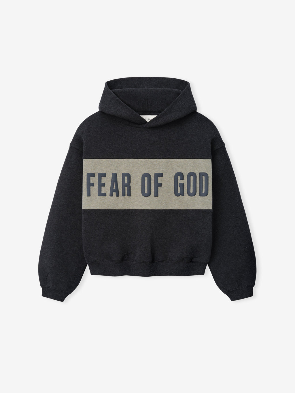 Kids Cropped Relaxed Panelled Hoodie