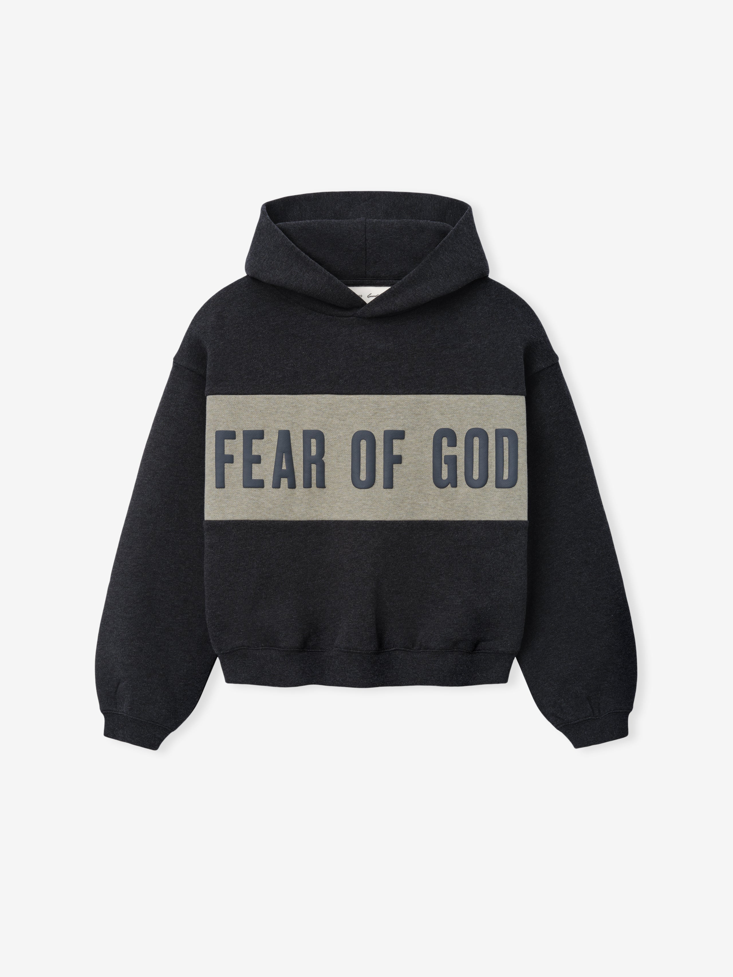 Kids Cropped Relaxed Panelled Hoodie