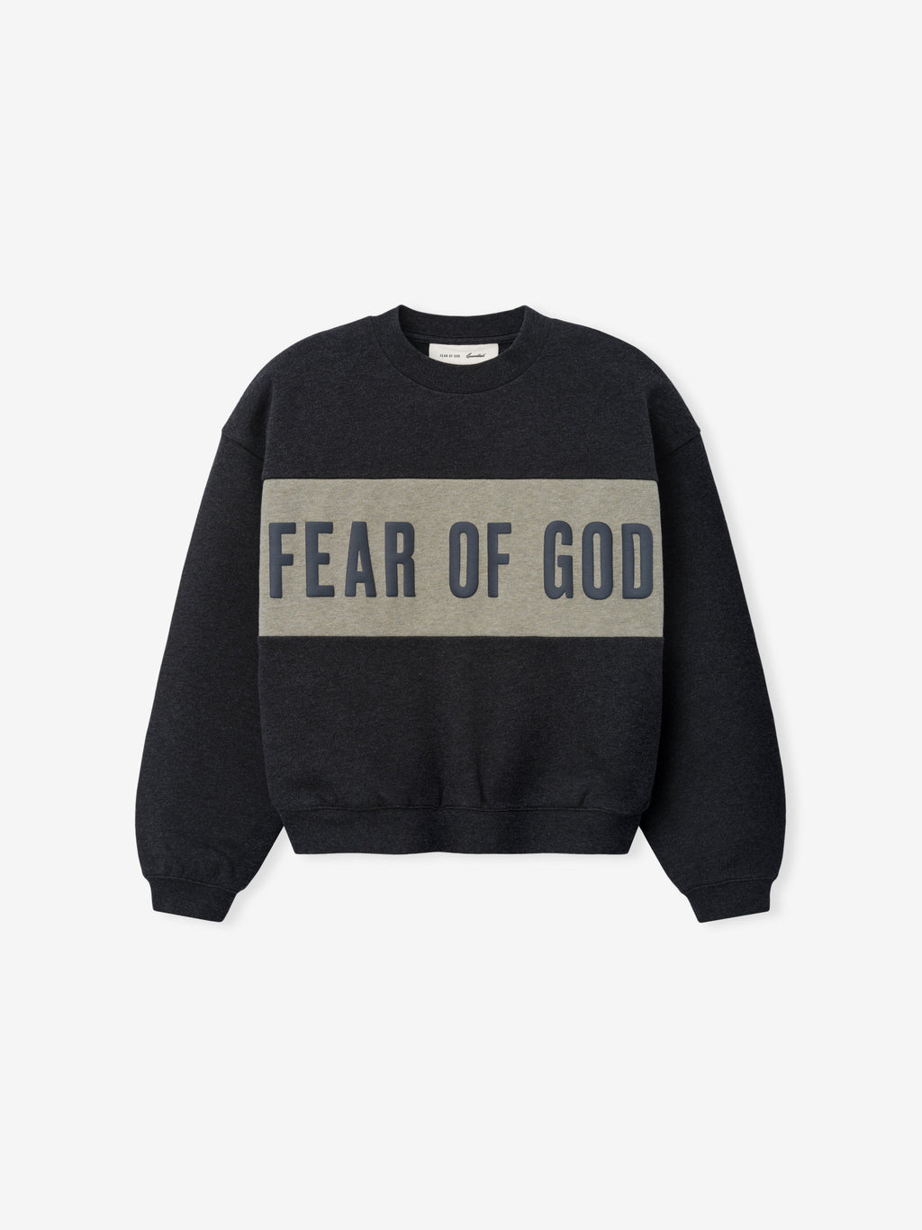 Kids Cropped Relaxed Panelled Sweatshirt