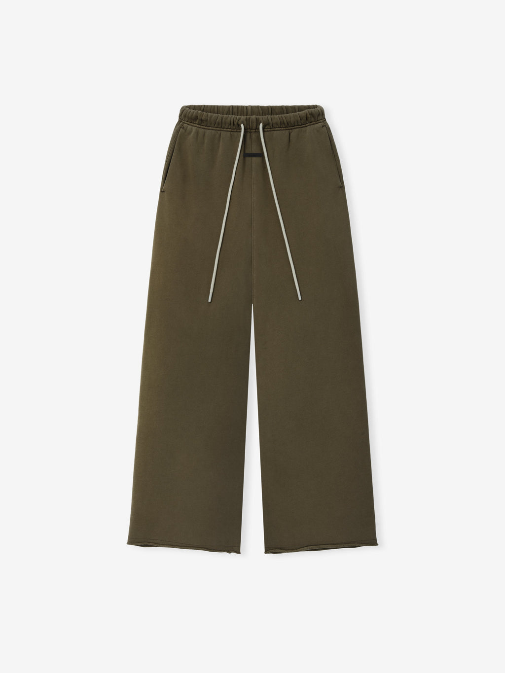 Womens French Terry Raw Cut Lounge Fit Sweatpant