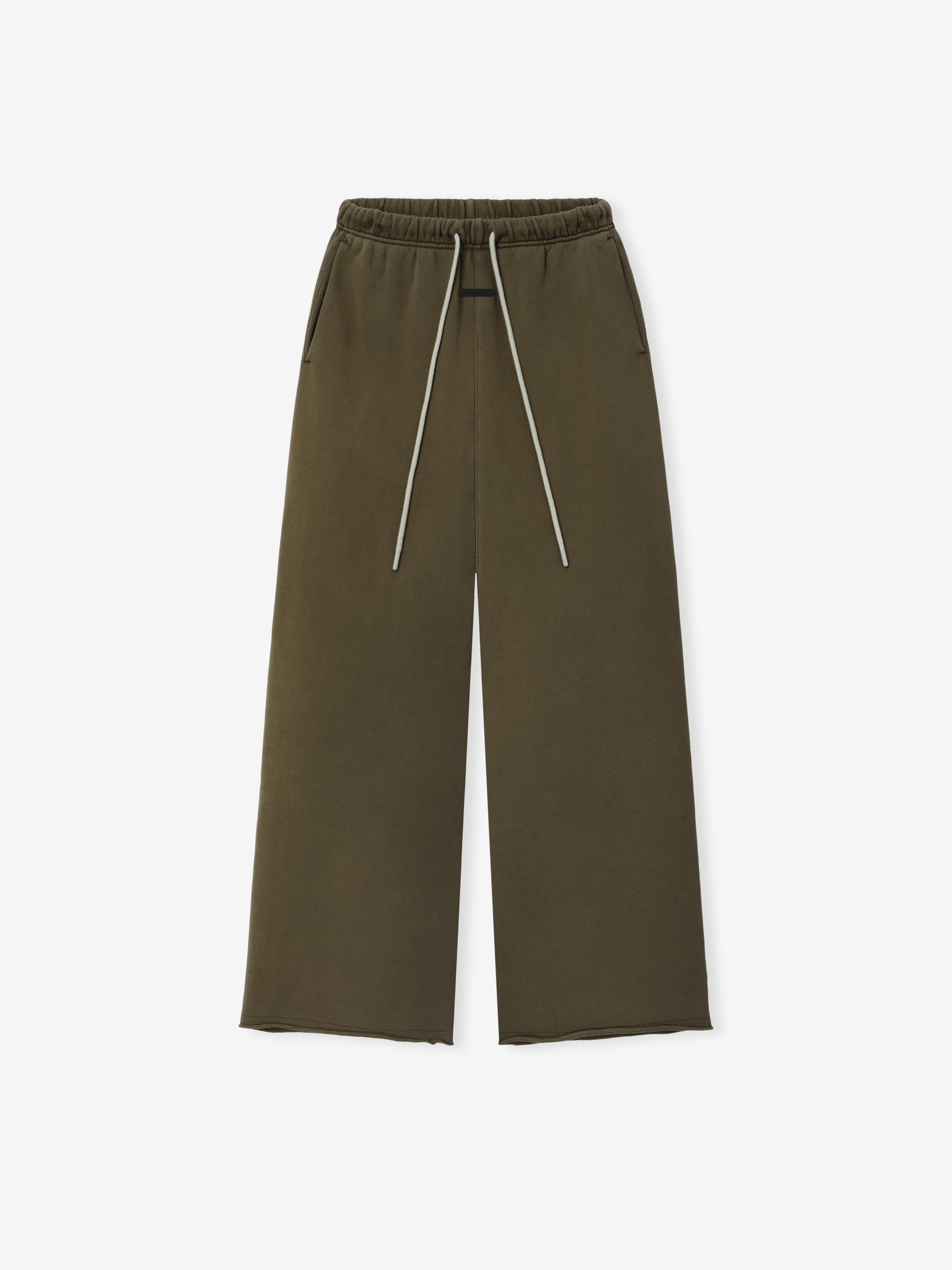 Womens French Terry Raw Cut Lounge Fit Sweatpant