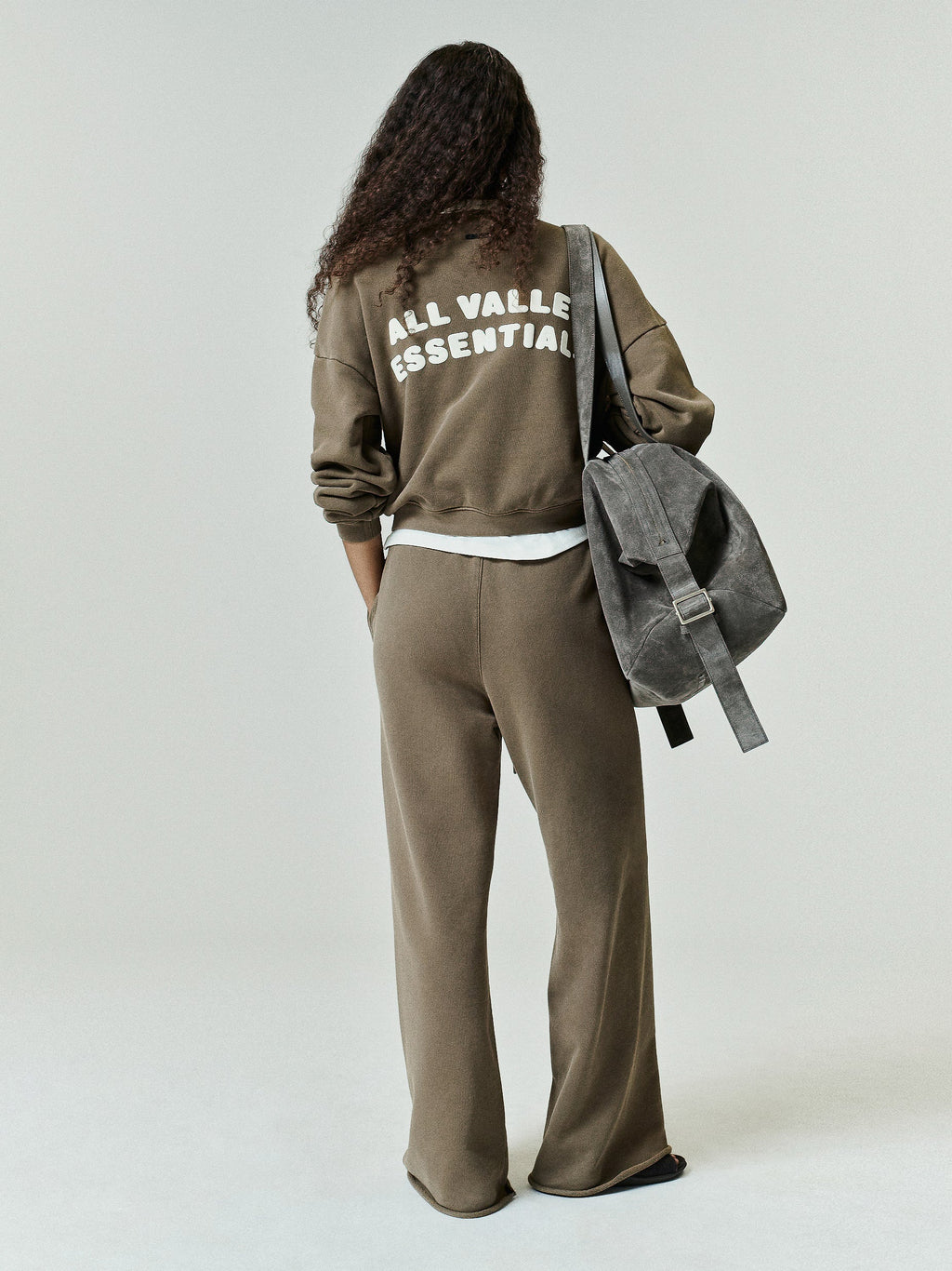 Womens French Terry Relaxed Half Zip