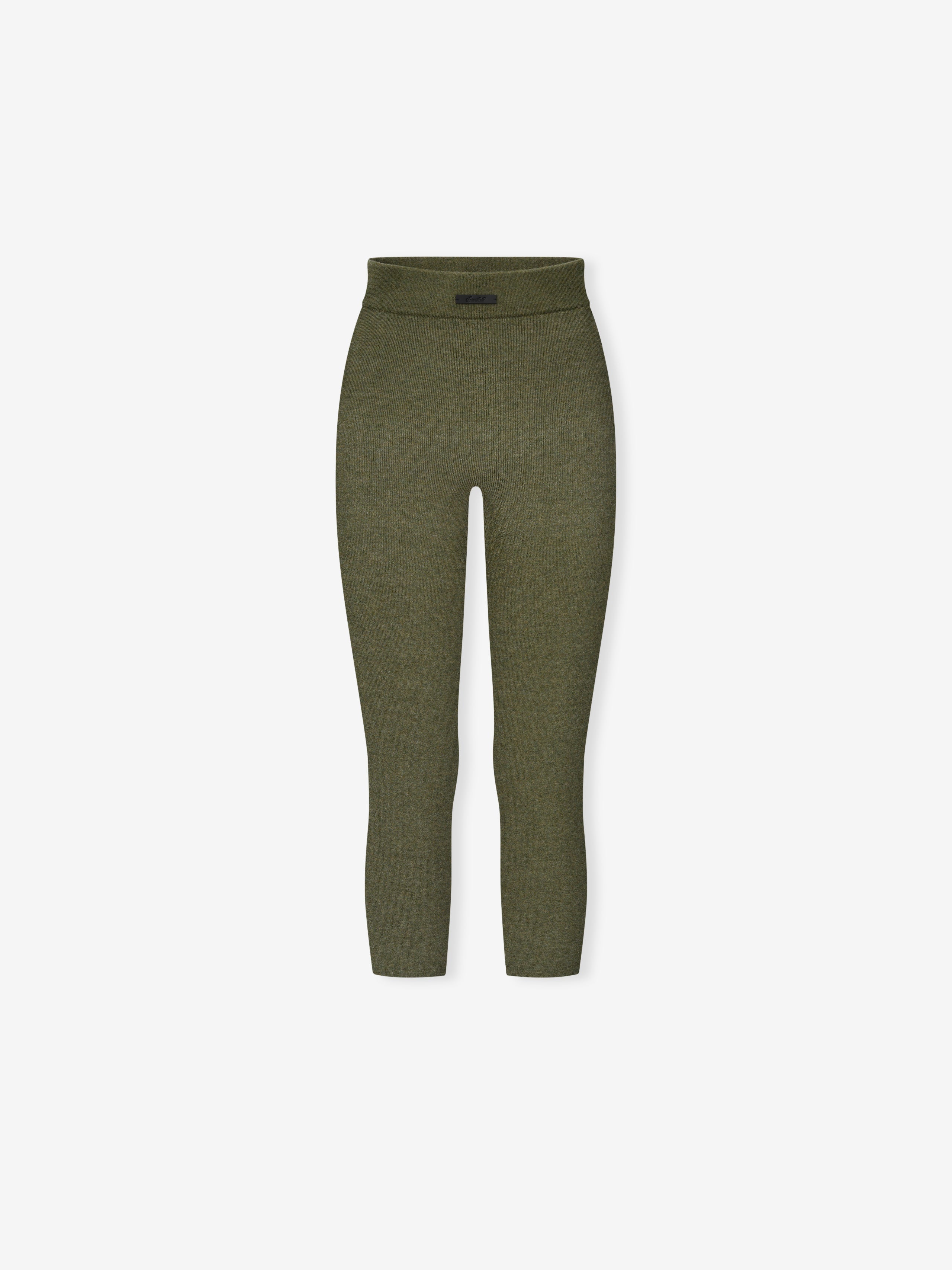 Womens Rib Knit Capri