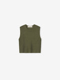 Womens Rib Knit Crop Top