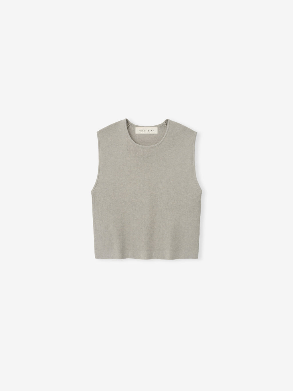 Womens Rib Knit Crop Top