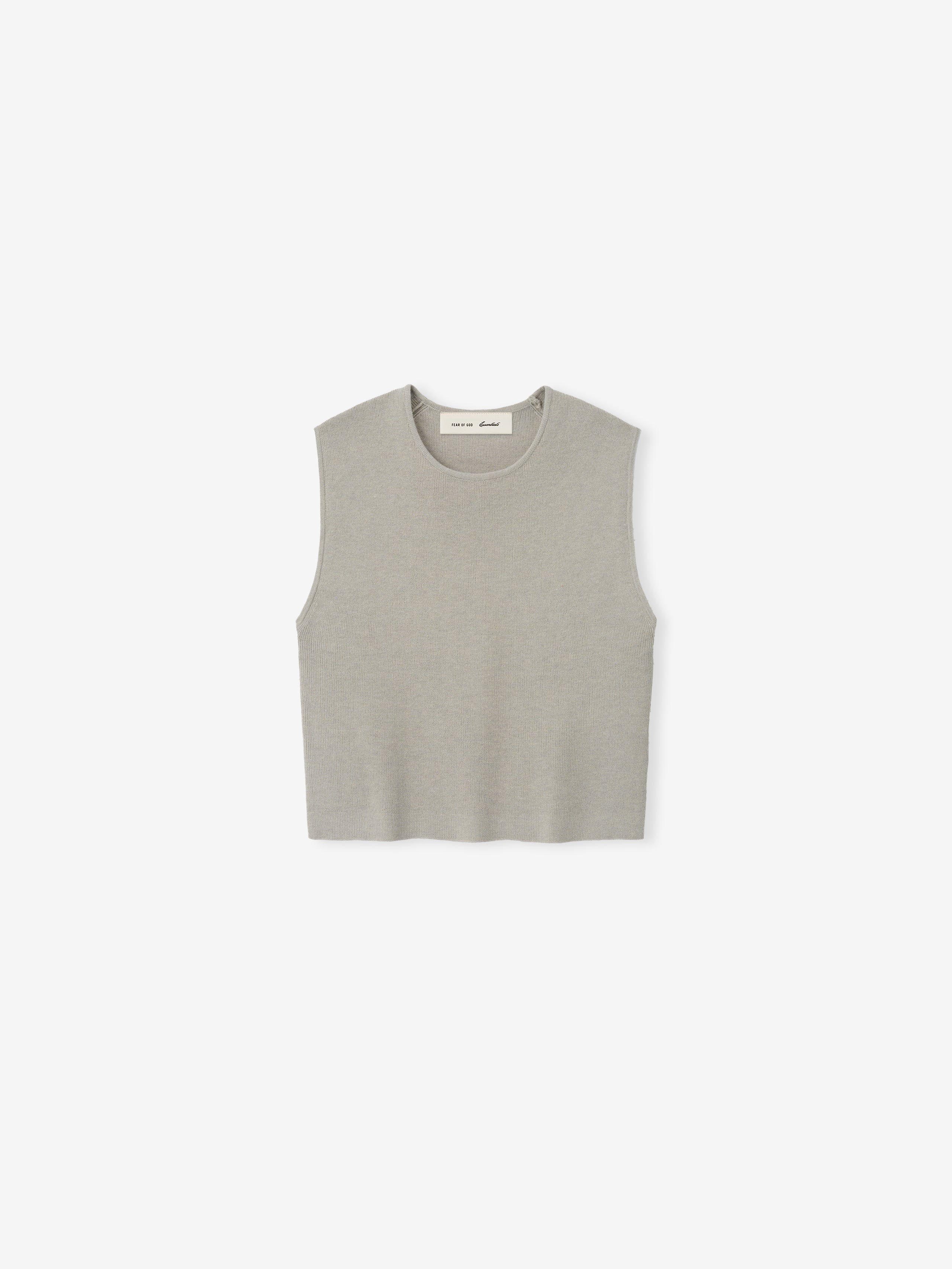 Womens Rib Knit Crop Top