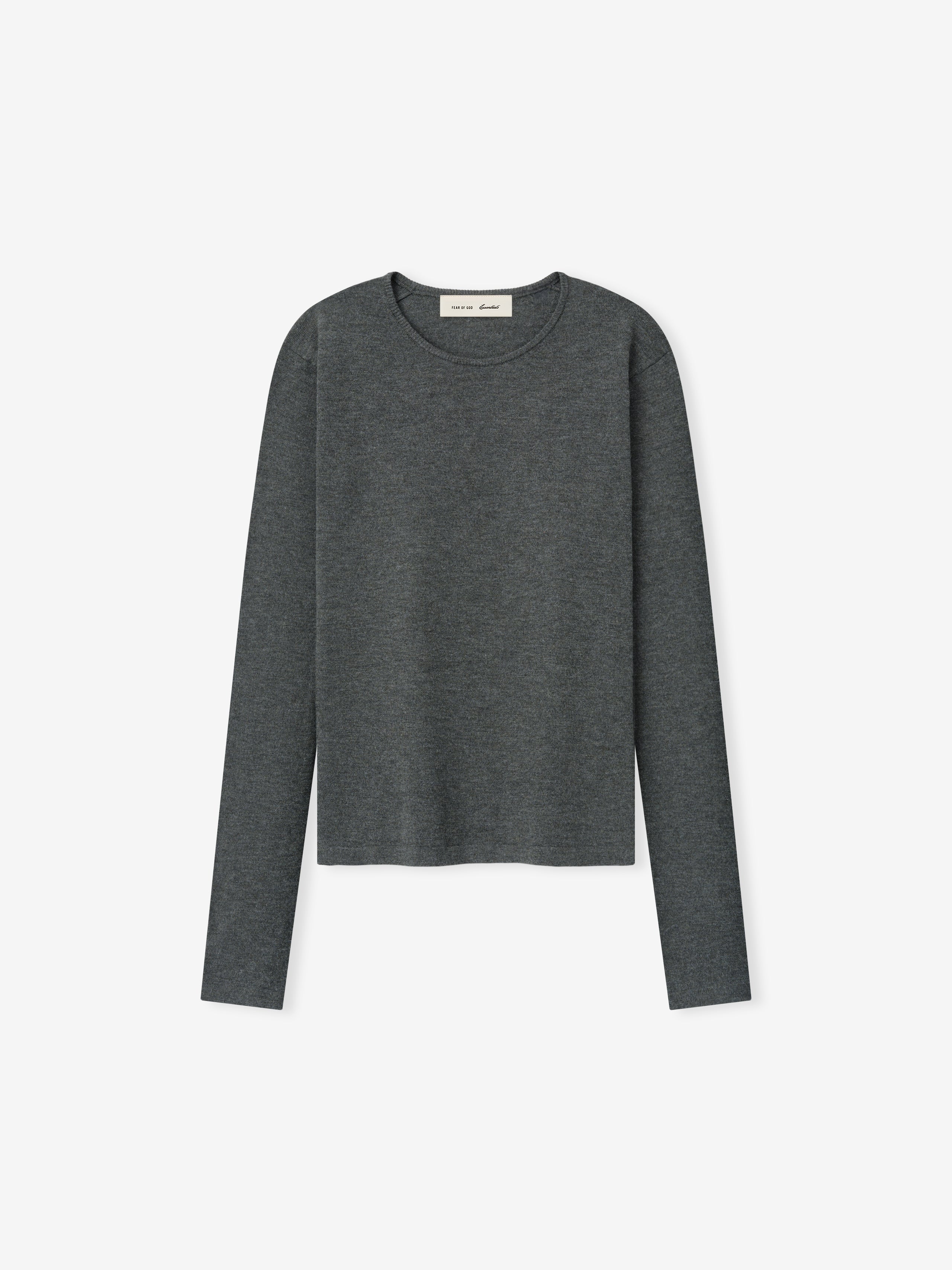 Womens Soft Knit Slim Longsleeve