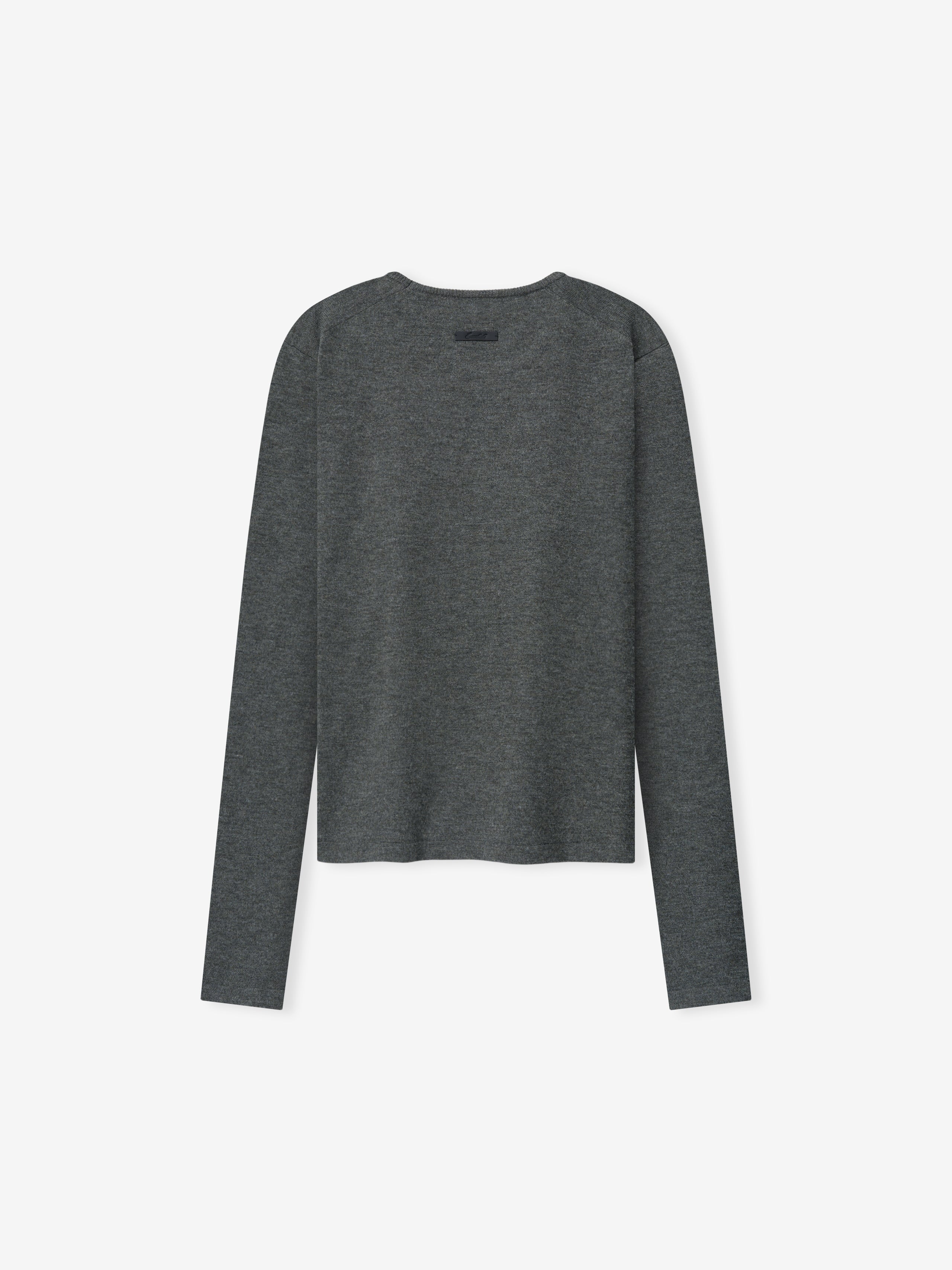 Womens Soft Knit Slim Longsleeve