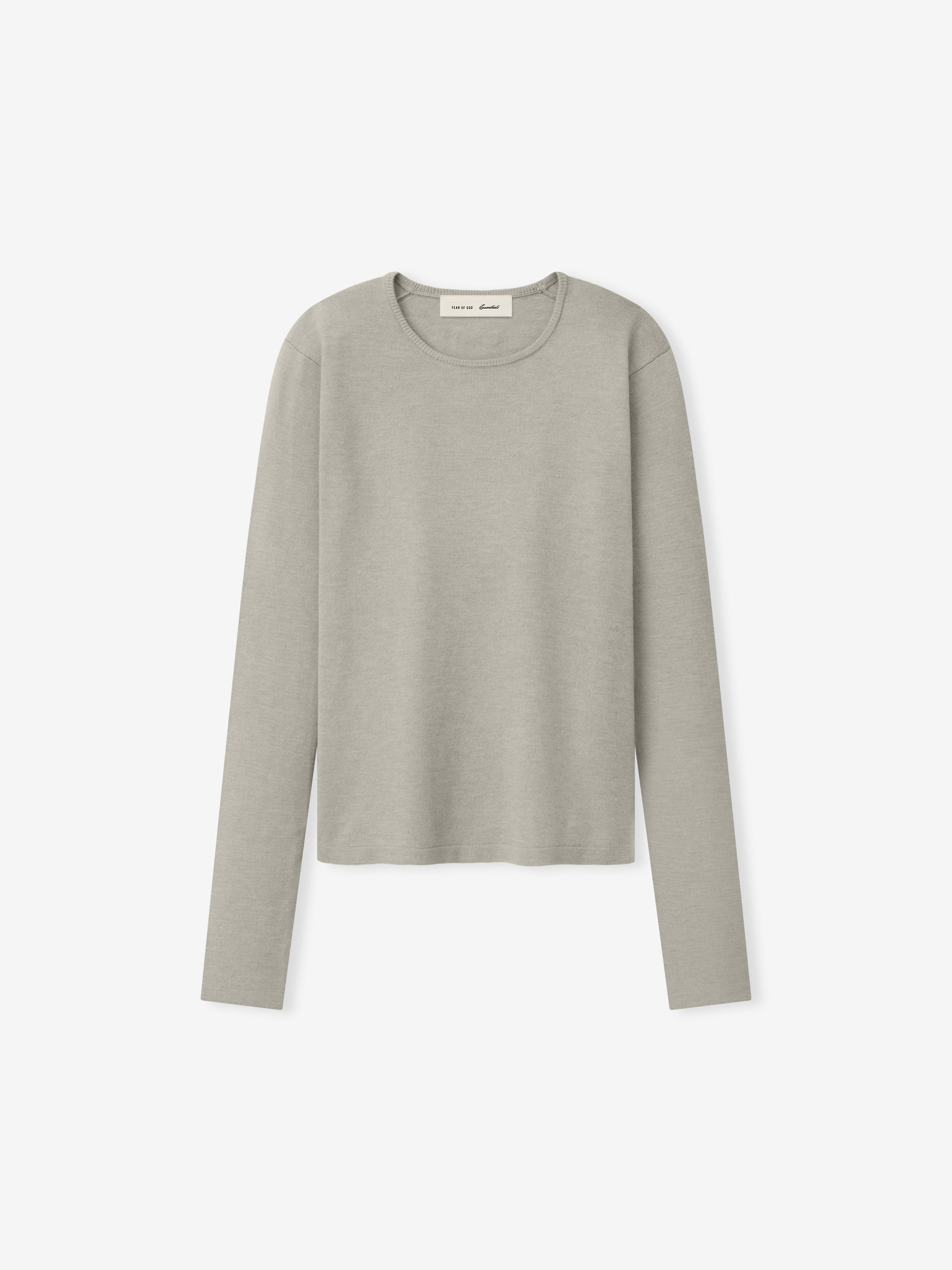 Womens Soft Knit Slim Longsleeve