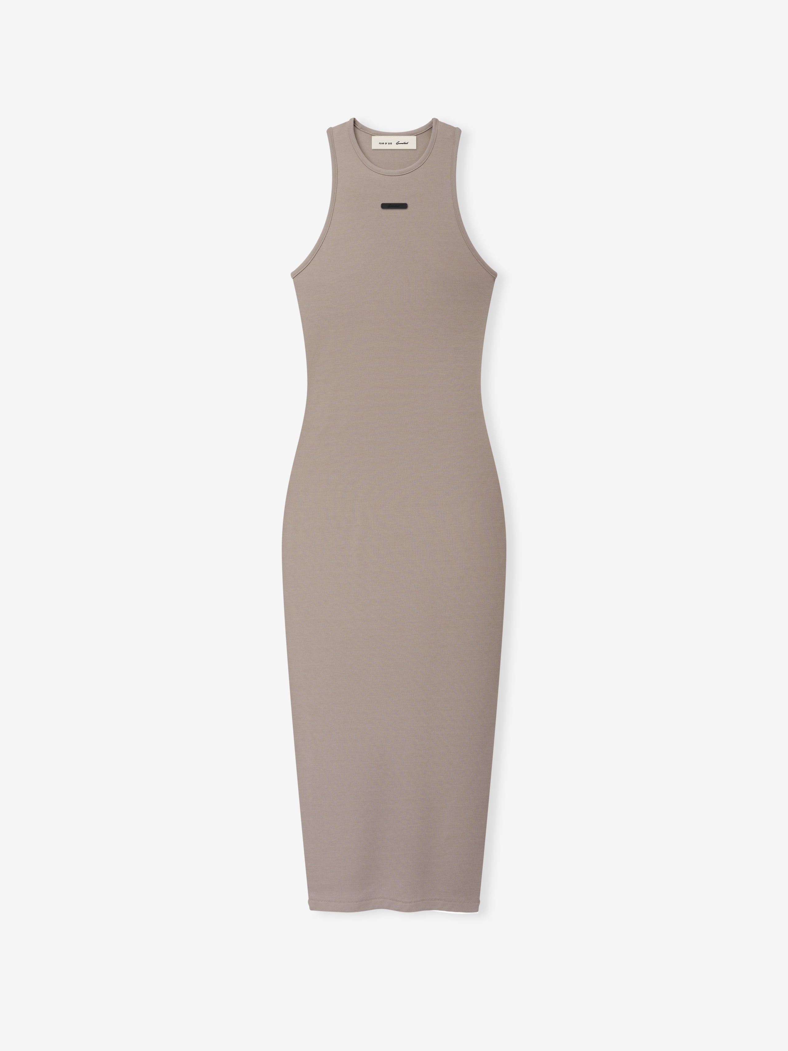 Womens Soft Rib Racerback Dress
