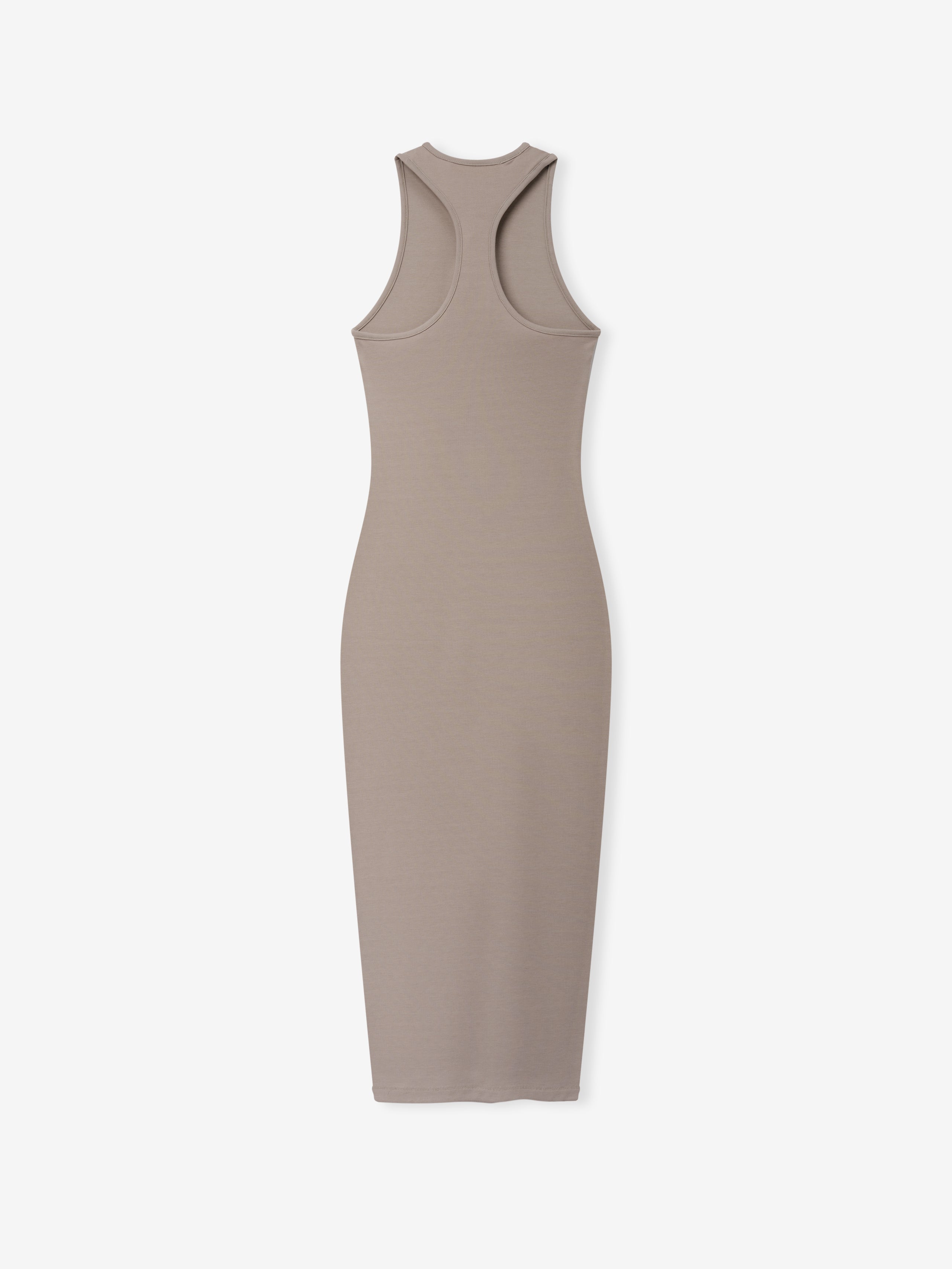 Womens Soft Rib Racerback Dress
