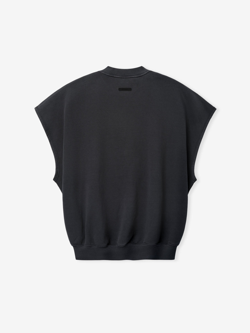 Relaxed Fleece Cutoff Sweatshirt