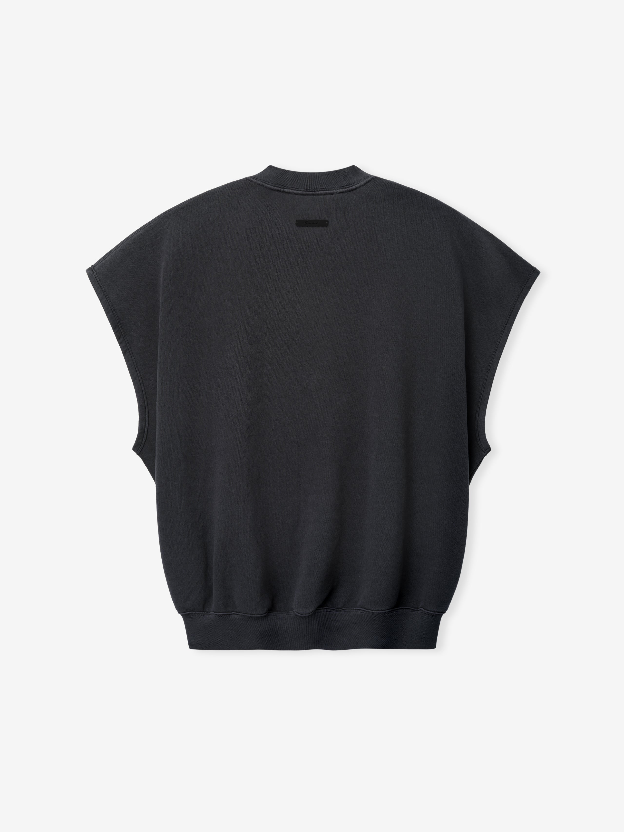 Relaxed Fleece Cutoff Sweatshirt
